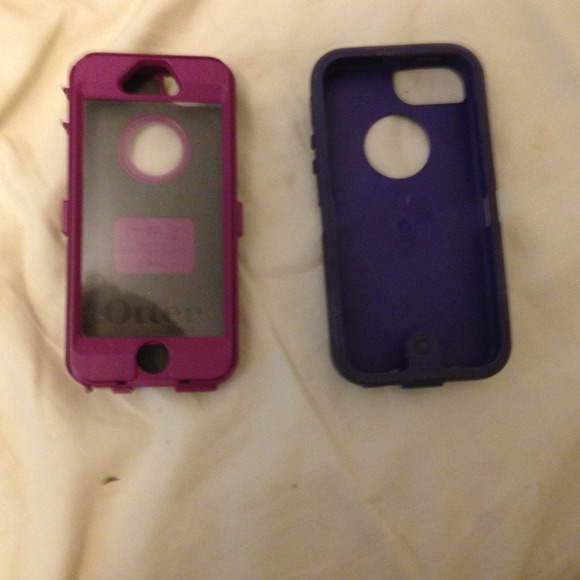 🚫TRADED iPhone 5 otter box purple
