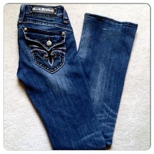 Rock Revival Stephanie Boot Size 28 jeans.