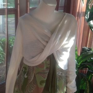 Off white infinity wrap