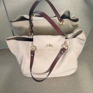 ✳NWT J. Crew Collection Beige Suede Shoulder bag