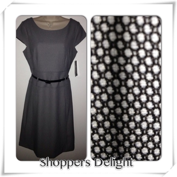 👗Ladies Black & White Career Dress. Size 10👗