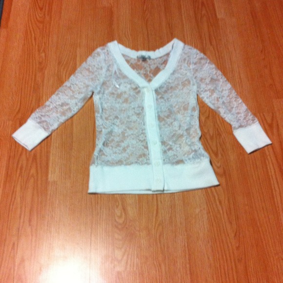Sweaters - NEW!!!! Beautiful lace cardigan