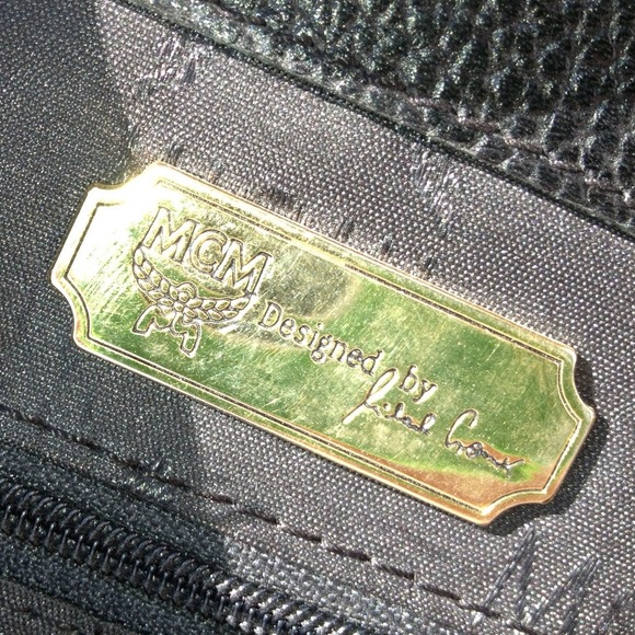 MCM black leather backpack - Picture 4 of 4