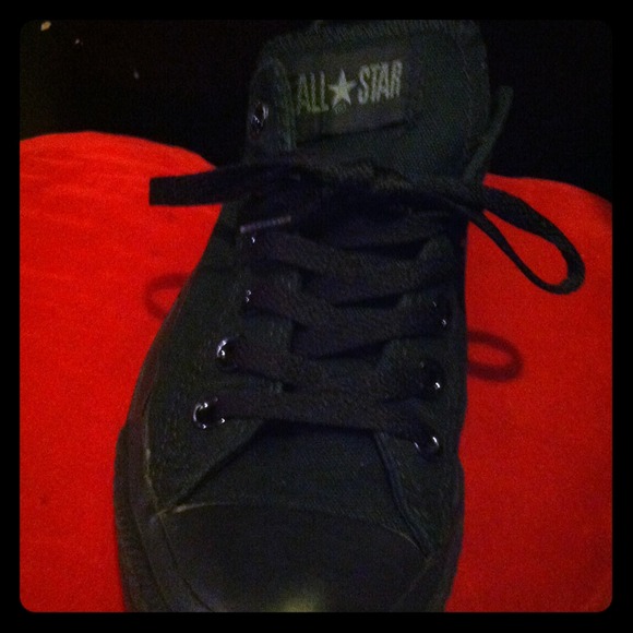 Black on Black Chuck Taylor's!