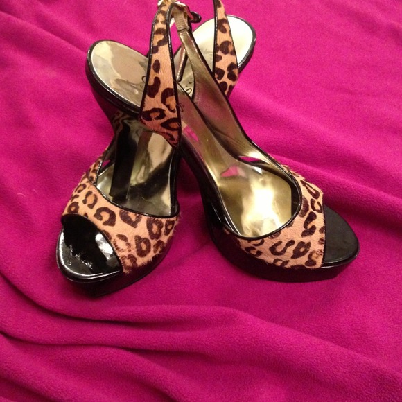 Leopard Sexy Sling Backs