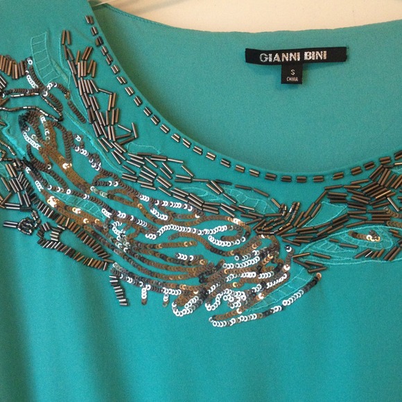 💢SOLD💢 Turquoise Dress - Picture 2 of 3