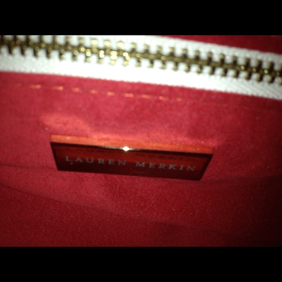 Silver Lauren Merkin clutch - Picture 2 of 2