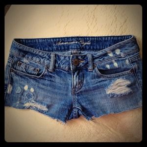 Denim shorts