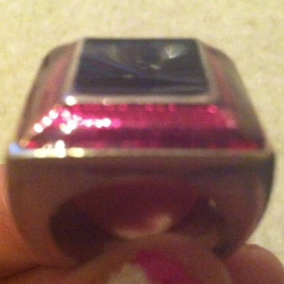 Color block ring. Approx. size 5.5. - Picture 4 of 4
