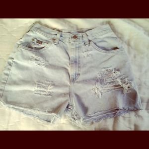 High waisted shorts