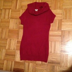 Love Rocks red turtle neck sweater