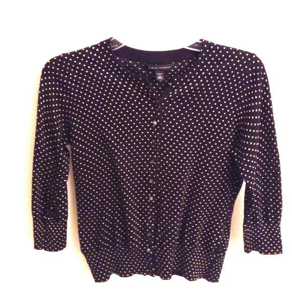 Banana Republic Polka Dot Cardigan