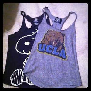 Bundled Graphic tanks! UCLA and snoopy!