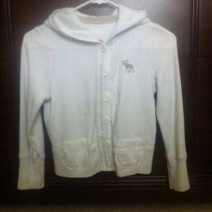 Abercrombie. Very cute cream/off white half jacket