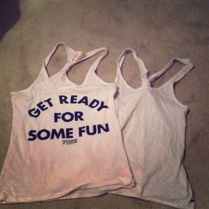 2 Victoria's Secret tanks!