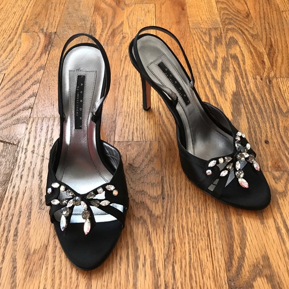 New Laundry by Shelli Segal Kayla Satin Shoes 7.5 - Picture 2 of 4