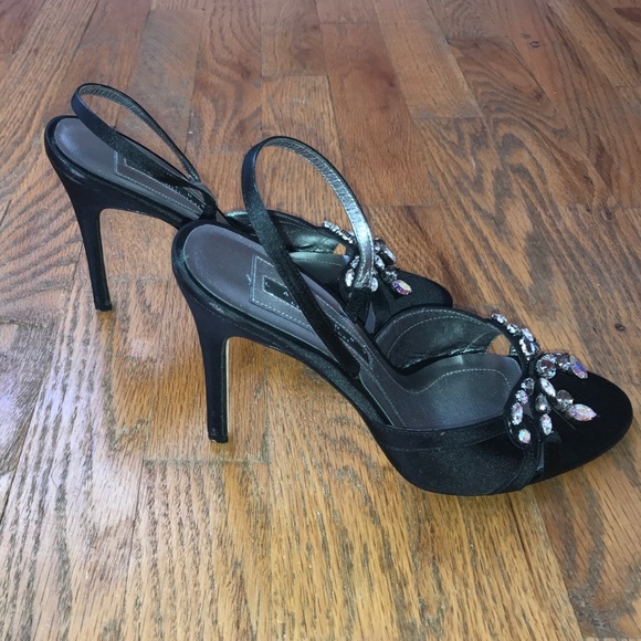 New Laundry by Shelli Segal Kayla Satin Shoes 7.5 - Picture 3 of 4