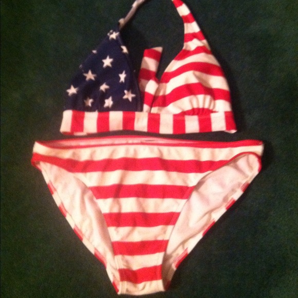 🚫SOLD🚫American Flag Bathing suit