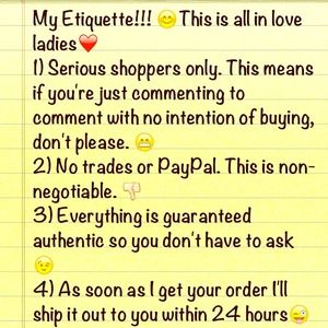 Tajei's Etiquette :)