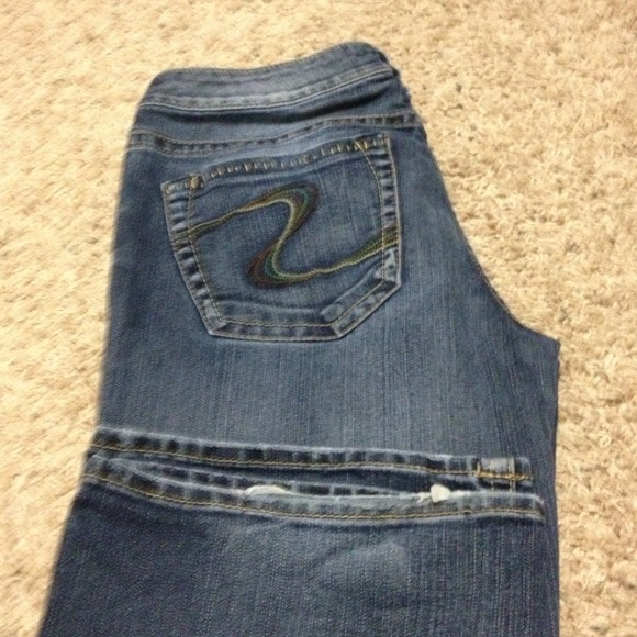 Silver jeans