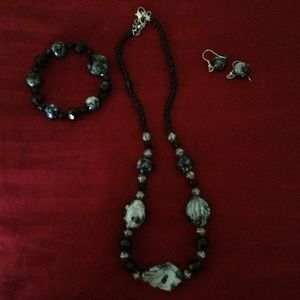 ☑Black jewelry set☑bundle paula dublin