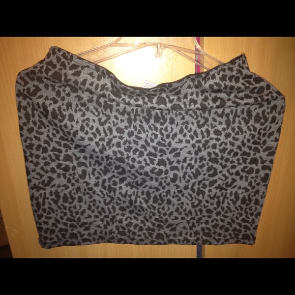 Leopard Print mini skirt