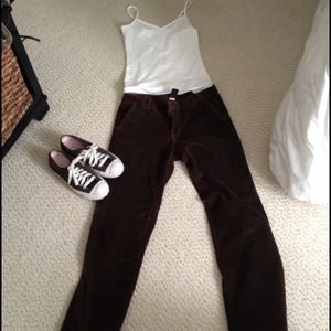🎈Reduced🎈GAP Size 6 brown Velvet-like pants