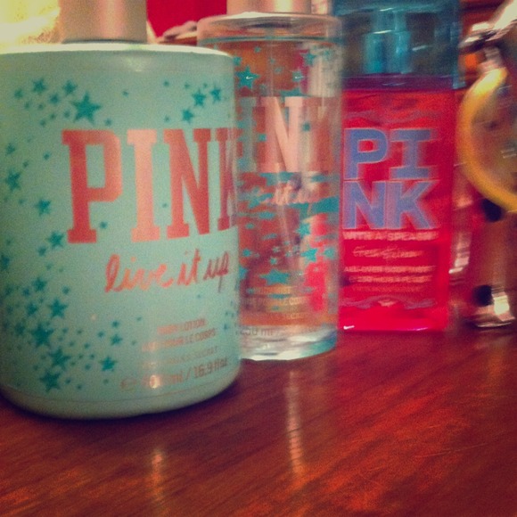 Vs body mist and lotion and two dog traded
