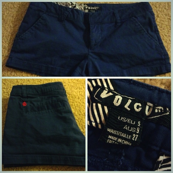 Navy Blue Volcom Shorts