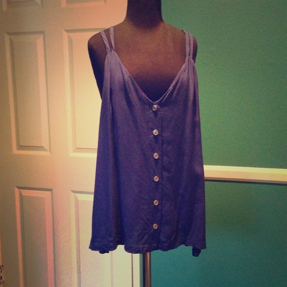Cobalt blue low-cute top from Nordstrom BP