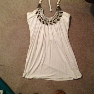 SOLD Cute embellished halter top! Never worn!