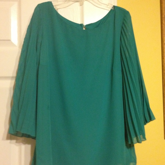 Blouse turquoise