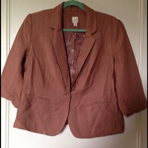 Blush colored blazer