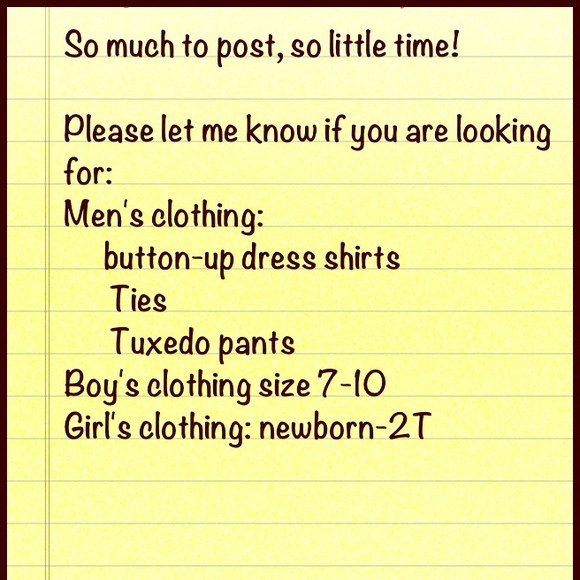Spring closet cleaning!