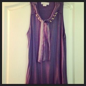 🔒HOLD🔒Grey Michael Kors Tank with Gold Accent