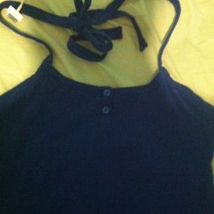 An anchor blue tank