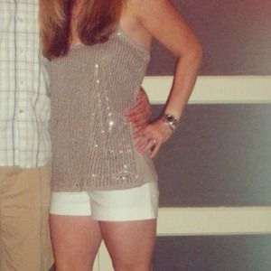 Calvin Klein sequin tank