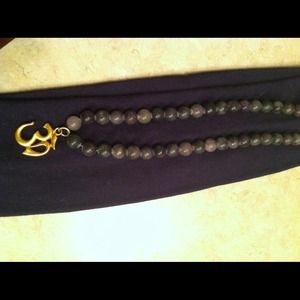 Long Om necklace