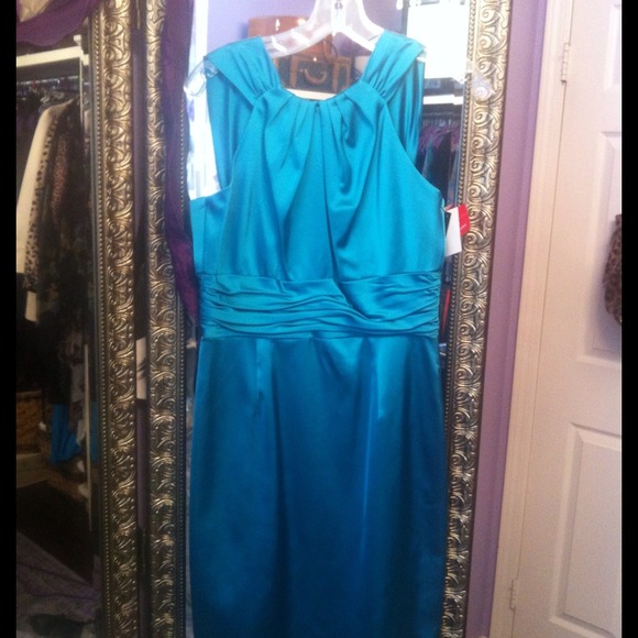 REDUCED David Meister  satin cocktail dress