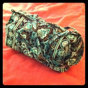 Vera Bradley Small Duffel in Java Blue