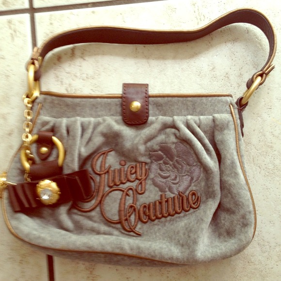 SOLD!!!Juicy Silver Bag So Cute