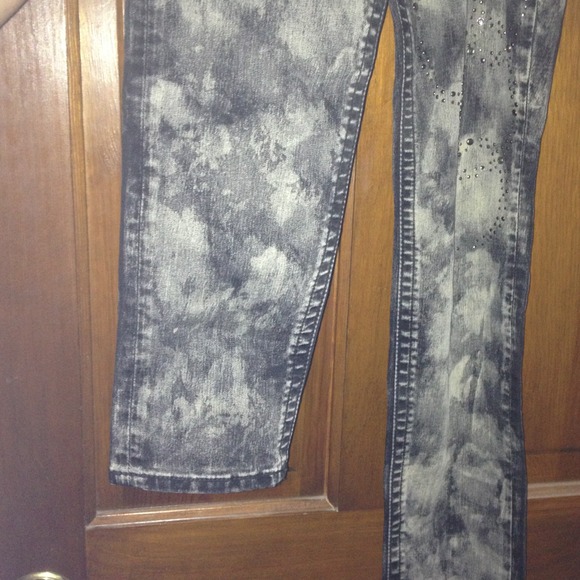 ❌SOLD in BUNDLE❌💎💜EXPRESS legging jeans💜💎 - Picture 4 of 4