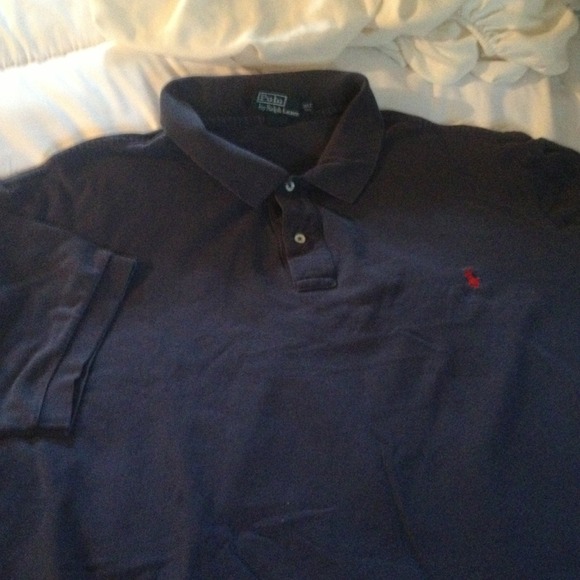 Men's 3xlt navy Ralph Lauren polo