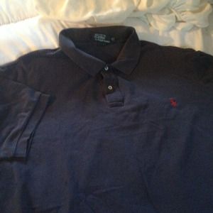 Men's 3xlt navy Ralph Lauren polo