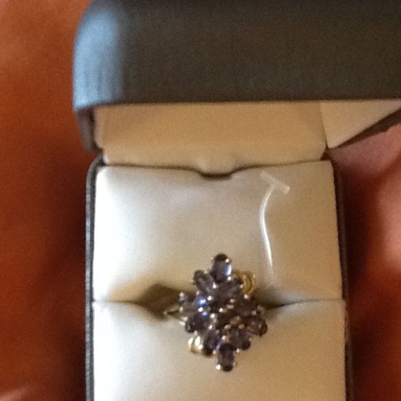 10k gold Tanzanite cocktail ring RESERVED