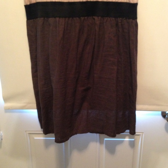 🚫sold Mossimo khaki and brown dress - Picture 2 of 4