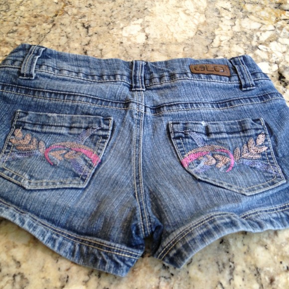 BUNDLED *REDUCED*** GLO size 3 denim shorts