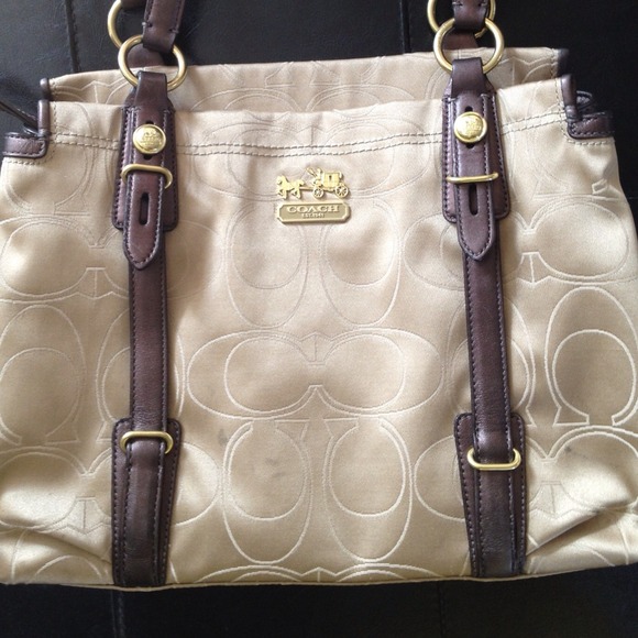 Beautiful Coach Bag / double compartment