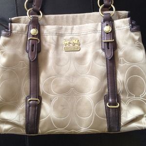 Beautiful Coach Bag / double compartment