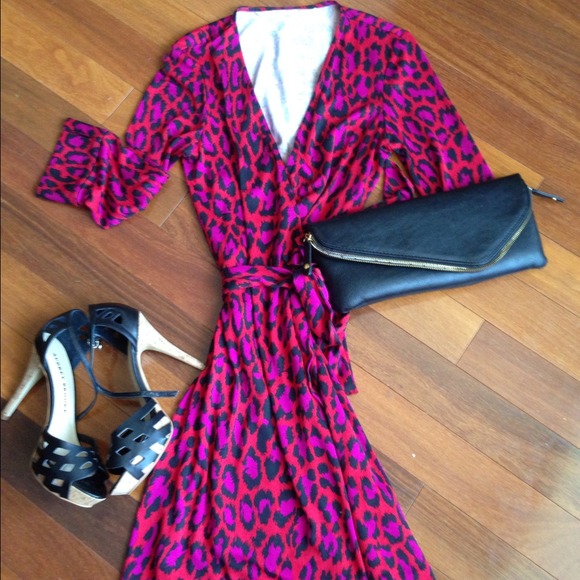 DVF Wrap Mini Dress